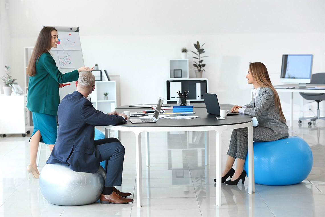 swiss ball bureau